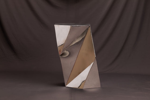 Delaunay Stool - Polished - White Studios