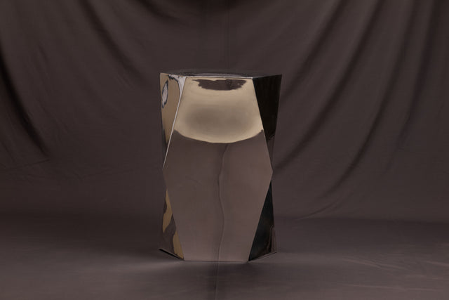 Delaunay Stool - Polished - White Studios