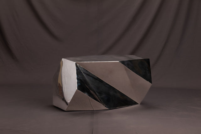 Delaunay Stool - Polished - White Studios