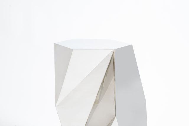 Delaunay Stool - Polished - White Studios