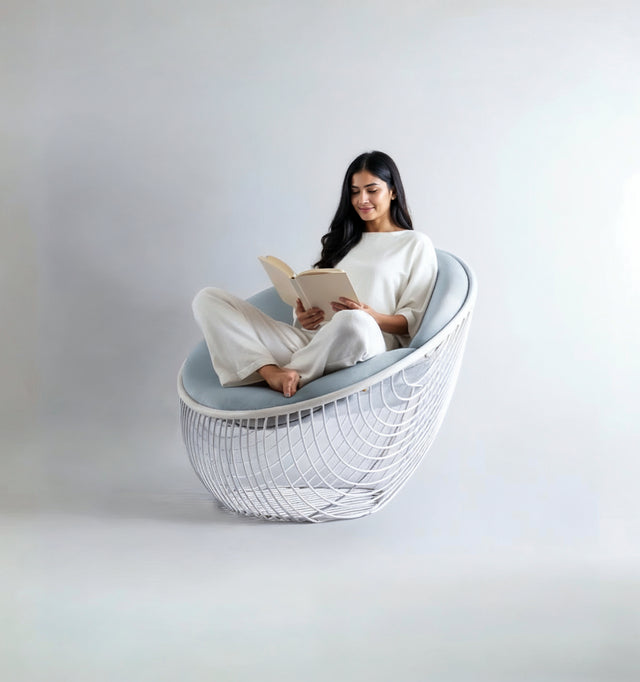 Doughnut Lounger - White Studios