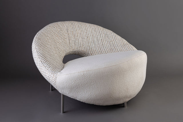 Ellipse Lounger - White Studios