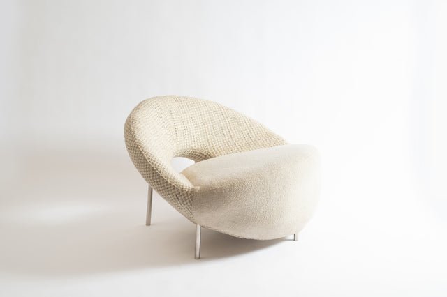 Ellipse Lounger - White Studios