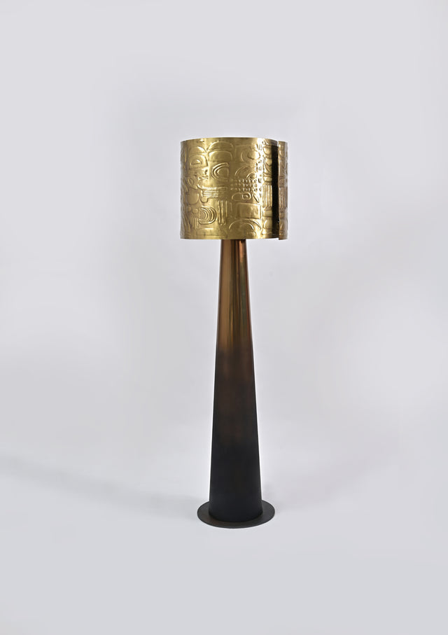 Regal floor lamp