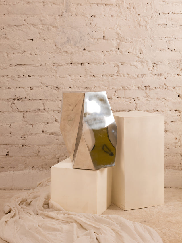 Delaunay Stool - Polished - White Studios